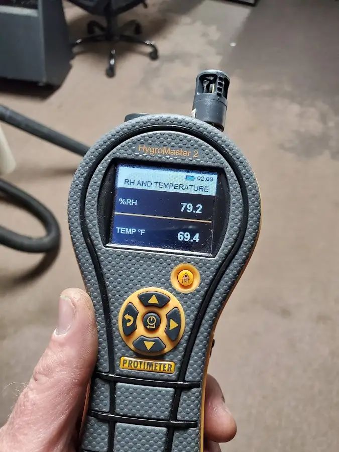 Moisture meter humidity assessment for Fire & Smoke Damage Restoration in Port Arthur